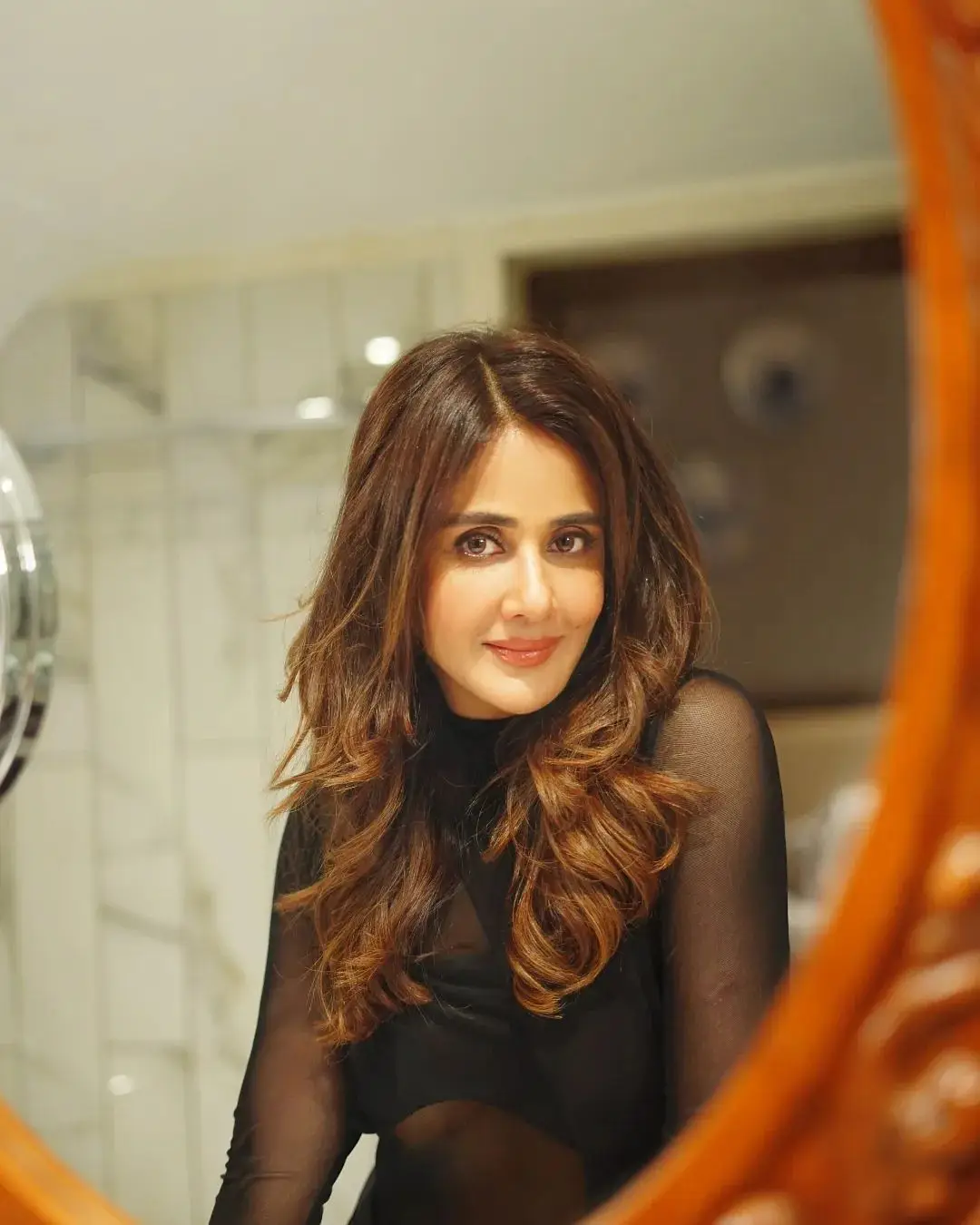 Bangalore Actress Parul Yadav In Beautiful Long Black Gown